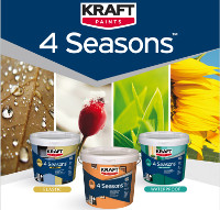 Νέα χρώματα εξωτερικών χώρων "4 Seasons" της Kraft paints